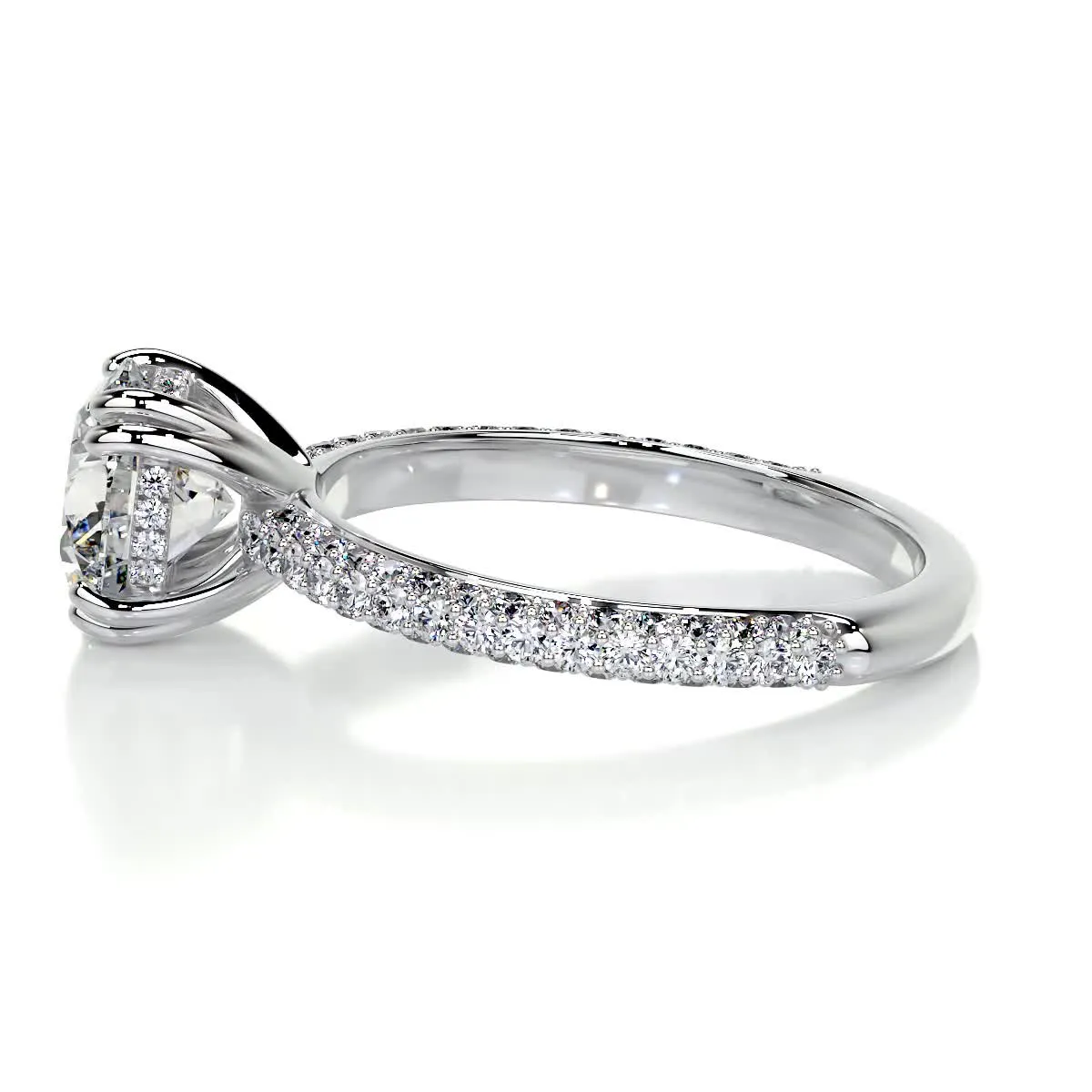 Lorena Lab Grown Diamond Ring -14K White Gold