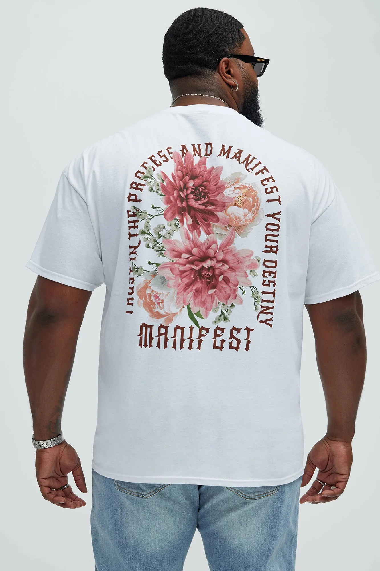 Manifest Your Destiny Short Sleeve Tee - White