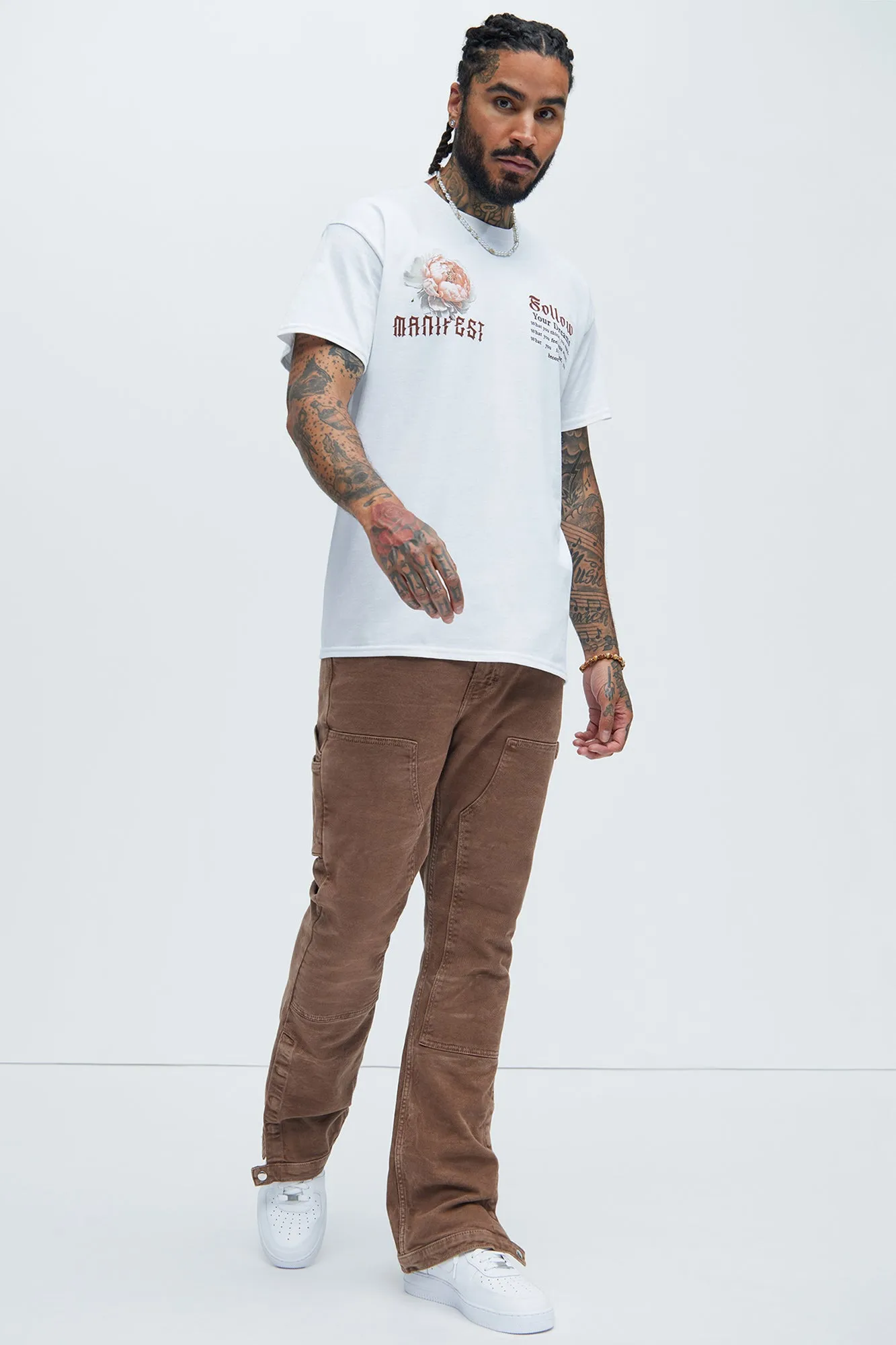 Manifest Your Destiny Short Sleeve Tee - White