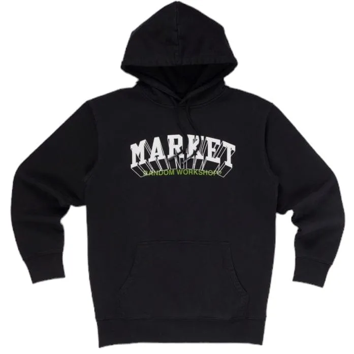 Market Super Market Pullover Hoodie (Black) 397000502