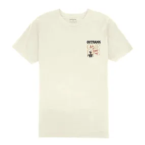 Mens Outrank One Life T-Shirt (Vintage White)