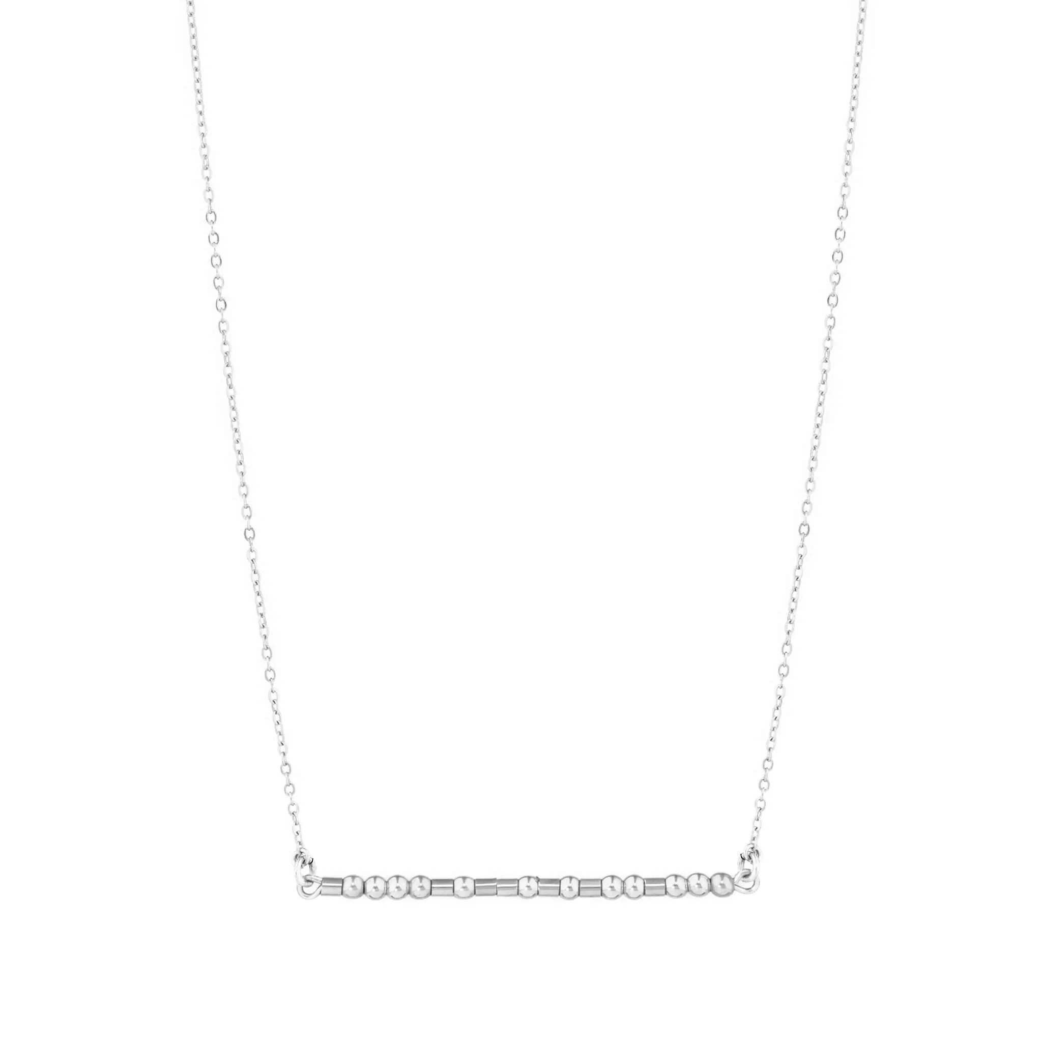 MOTHER & THE WORLD MORSE CODE NECKLACE