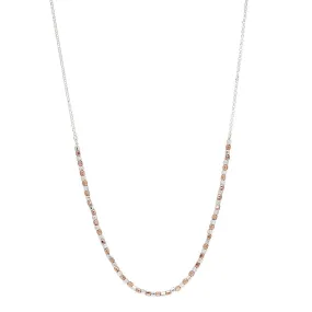 Najo Rosy Gold Pretty Pebble Necklace