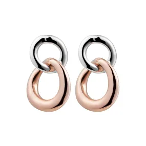 Najo Tranquila Stud Two Tone Earring