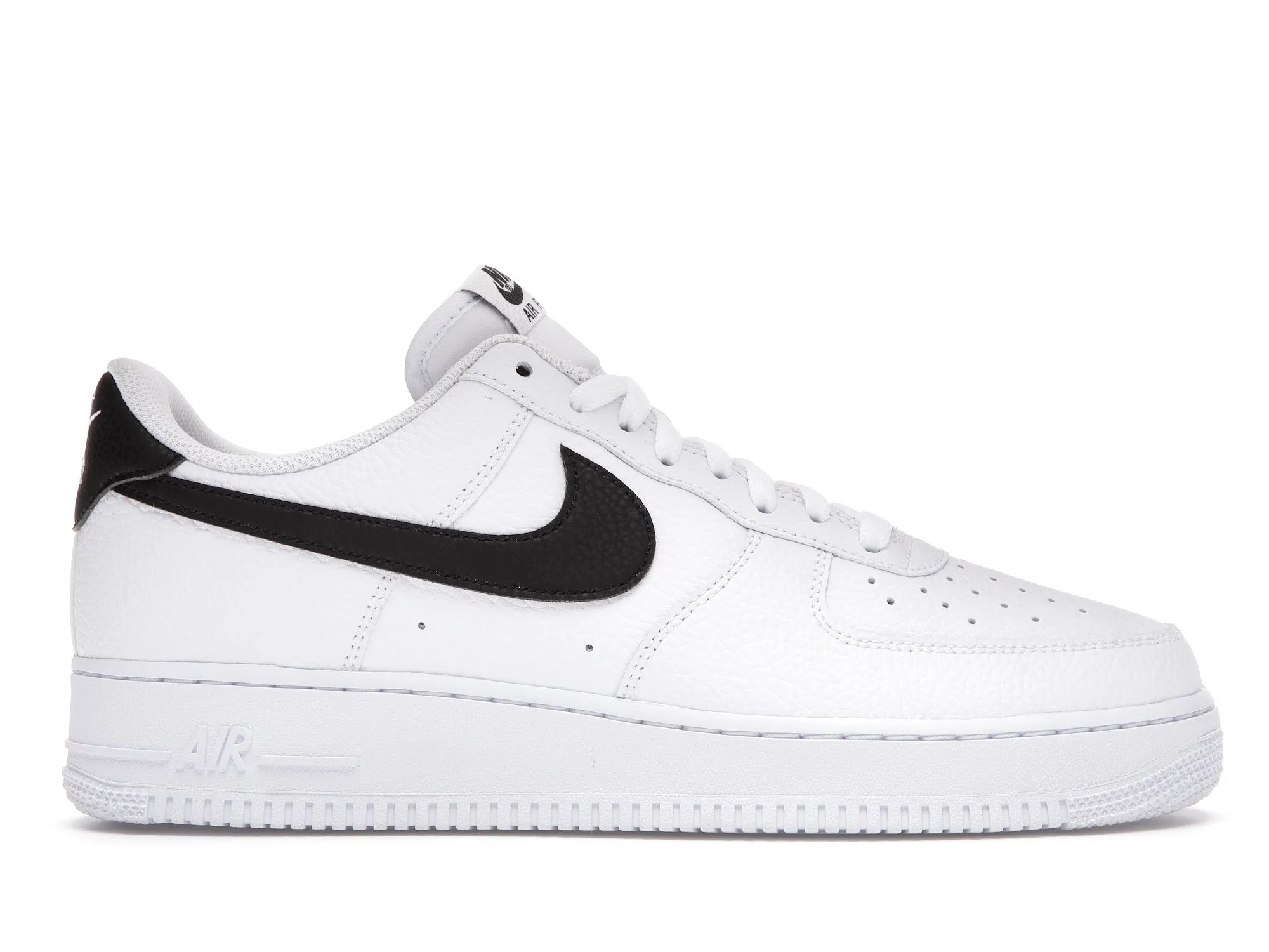 Nike Air Force 1 Low '07 White Black Pebbled Leather