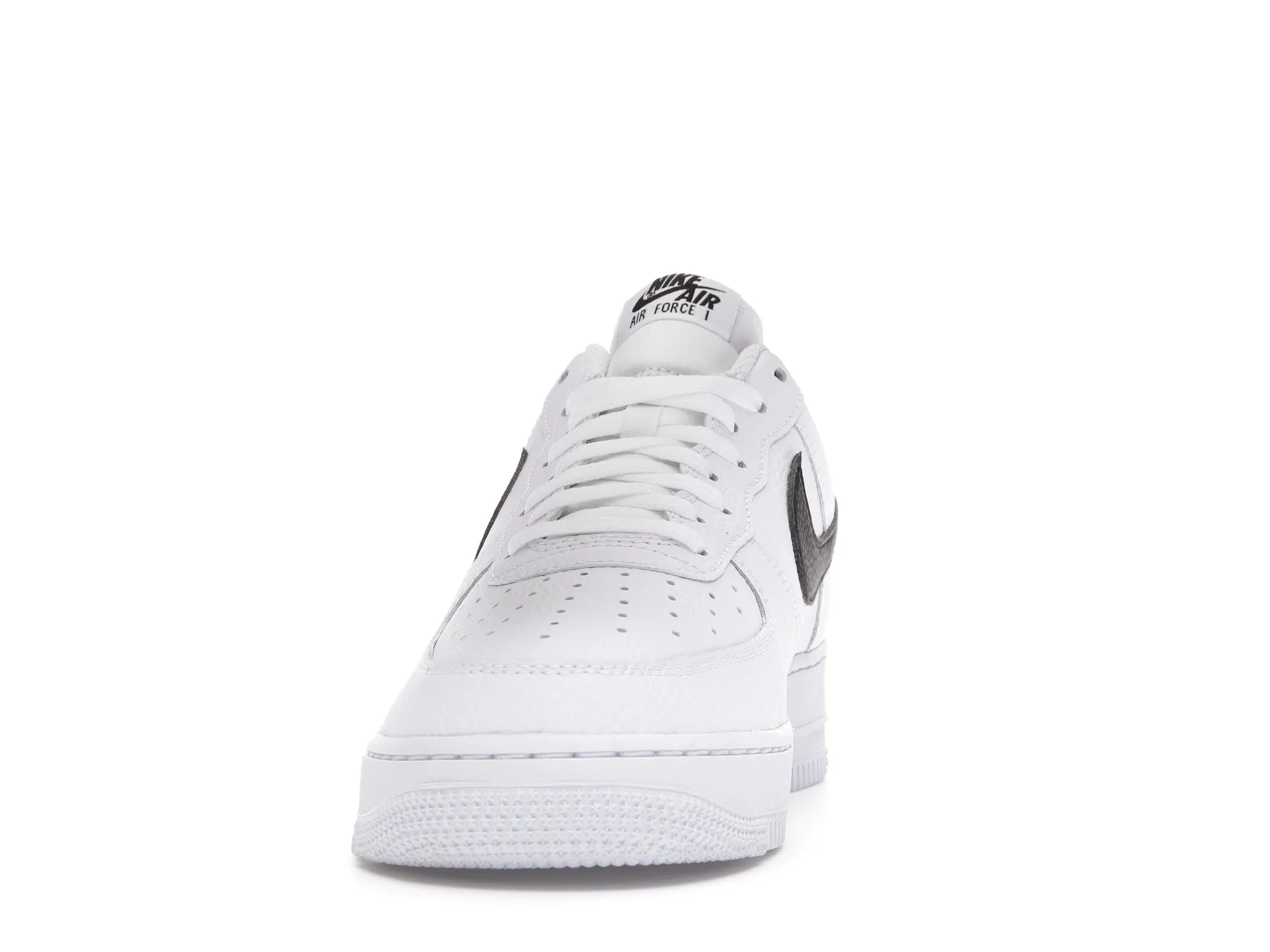 Nike Air Force 1 Low '07 White Black Pebbled Leather