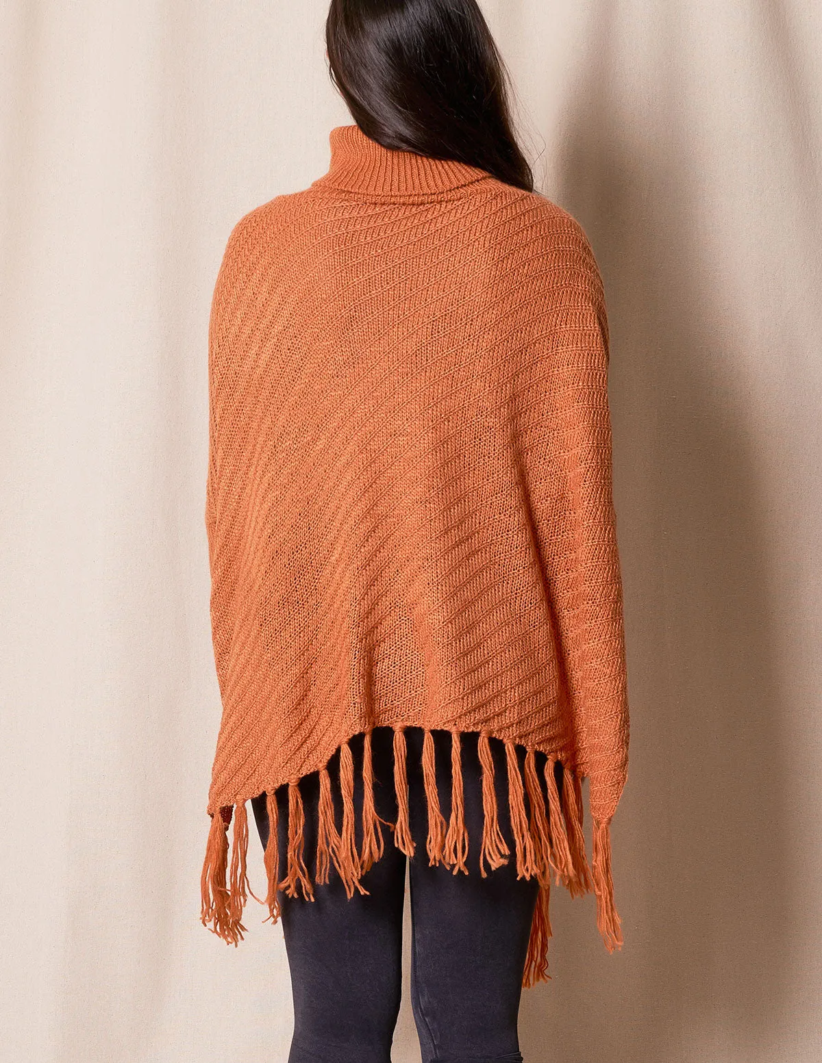 Nina Roll Neck Sweater - Spice