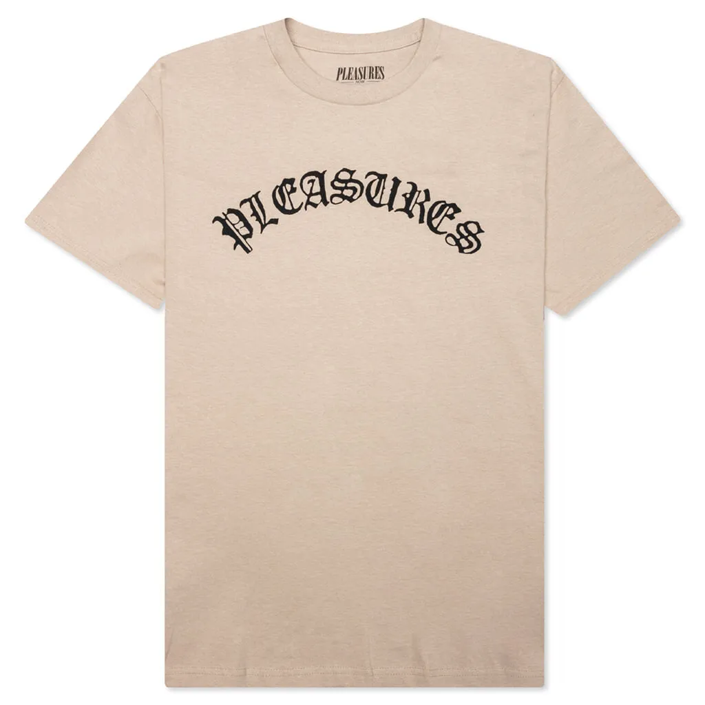 Old E Logo T-Shirt - Sand