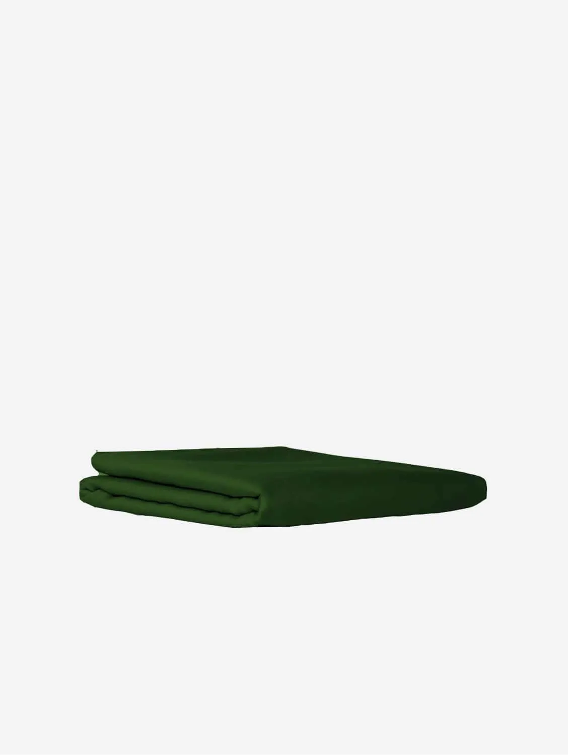 Organic Vegan Eucalyptus Silk Fitted Sheet | Forest Green