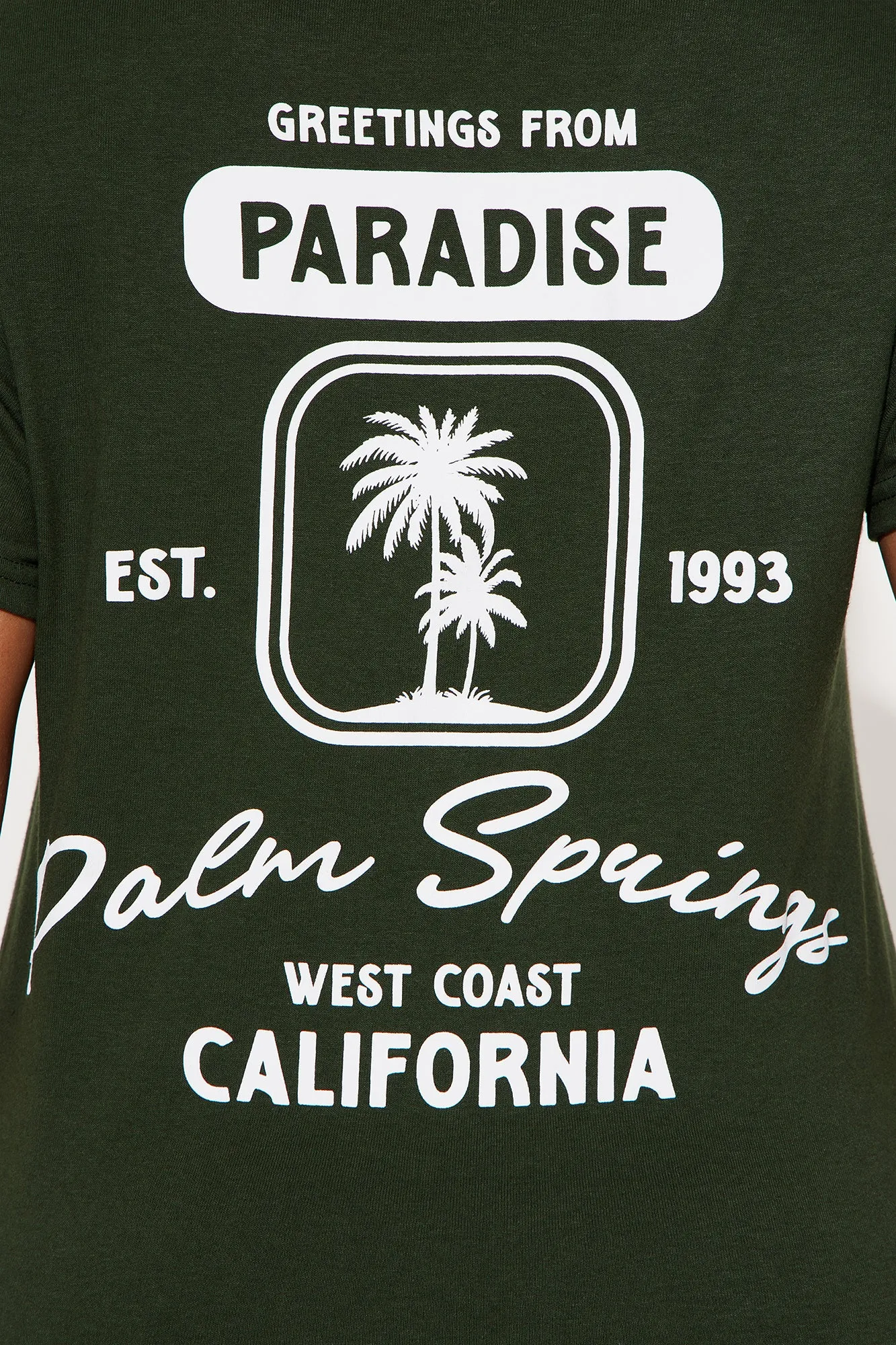 Palm Springs Paradise Tee - Green