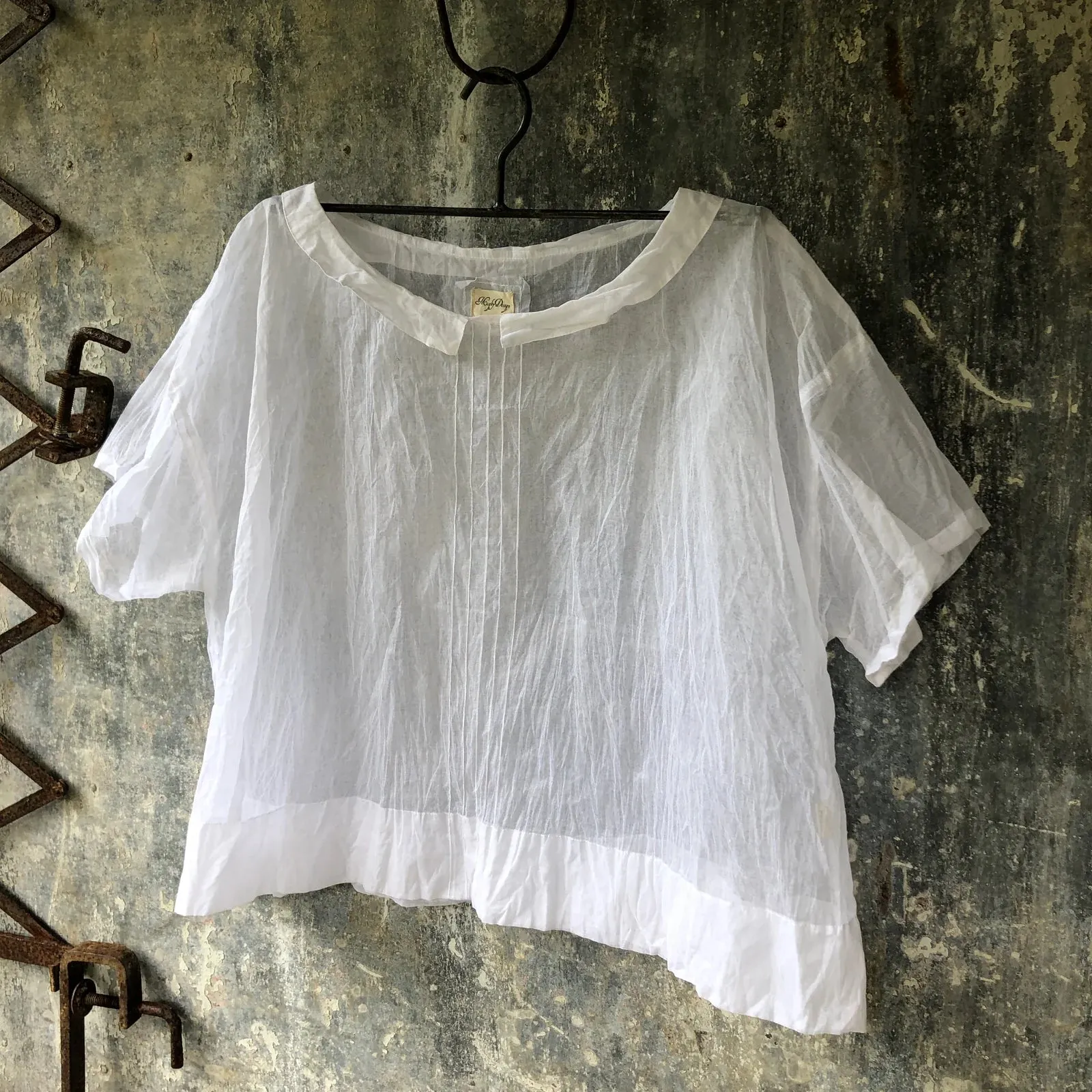 Paper Daisy Top - Cotton Organdy