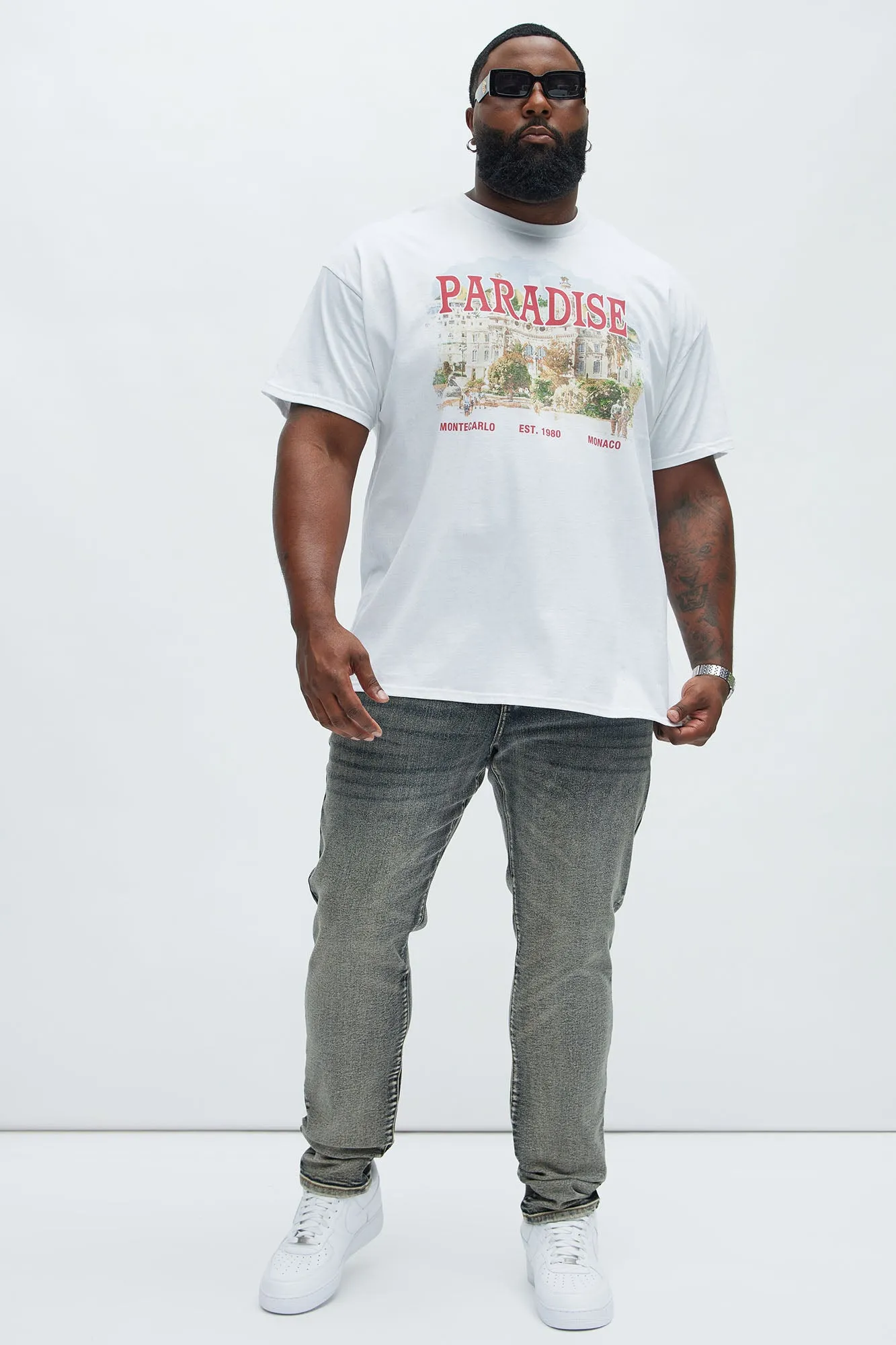 Paradise Est 1990 Short Sleeve Tee - White