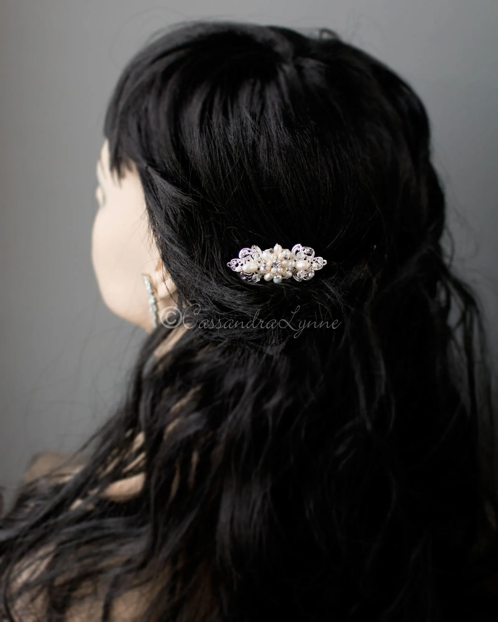 Petite Freshwater Pearl Hair Comb