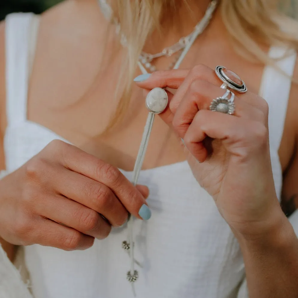 Petite Sand Dollar Lady Bolo Necklace