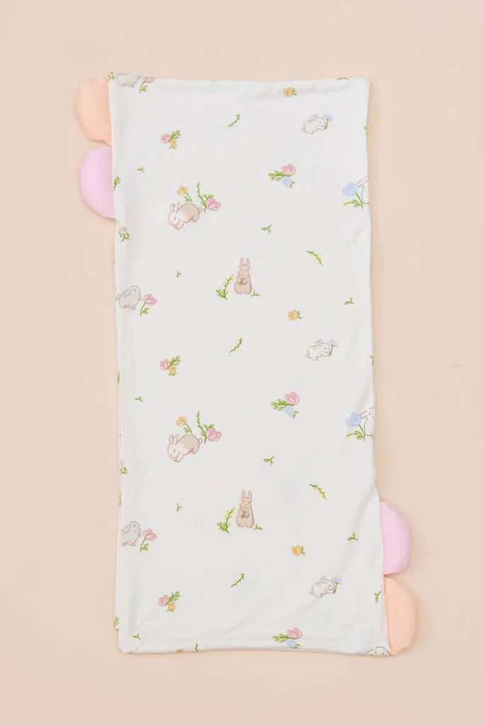 Pillow Case - Floral Bunny (Pillow not included)