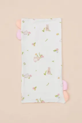 Pillow Case - Floral Bunny (Pillow not included)