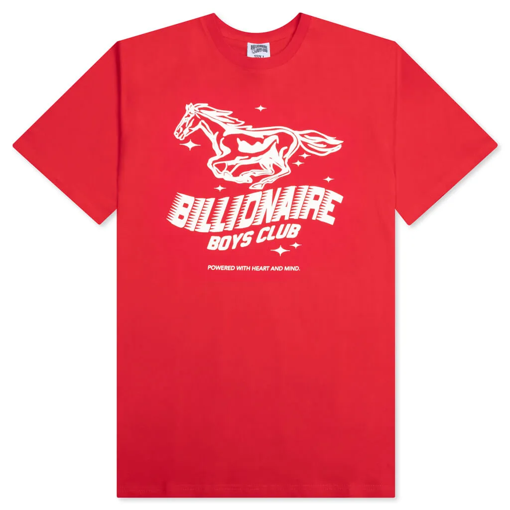 Power S/S Tee - Red