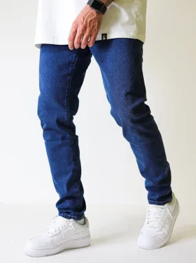 Premium Basic Indigo Blue Essential Jeans