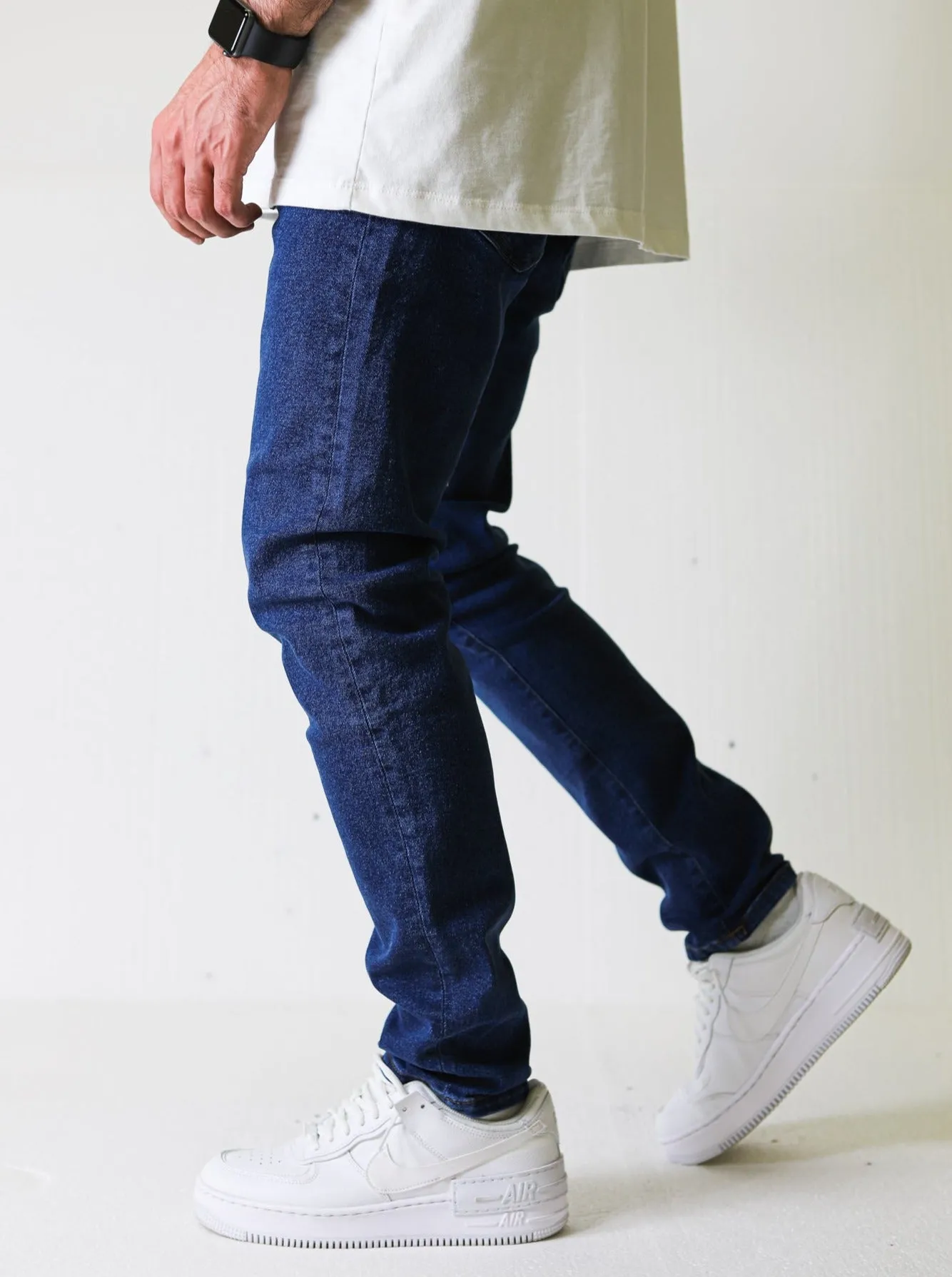 Premium Basic Indigo Blue Essential Jeans