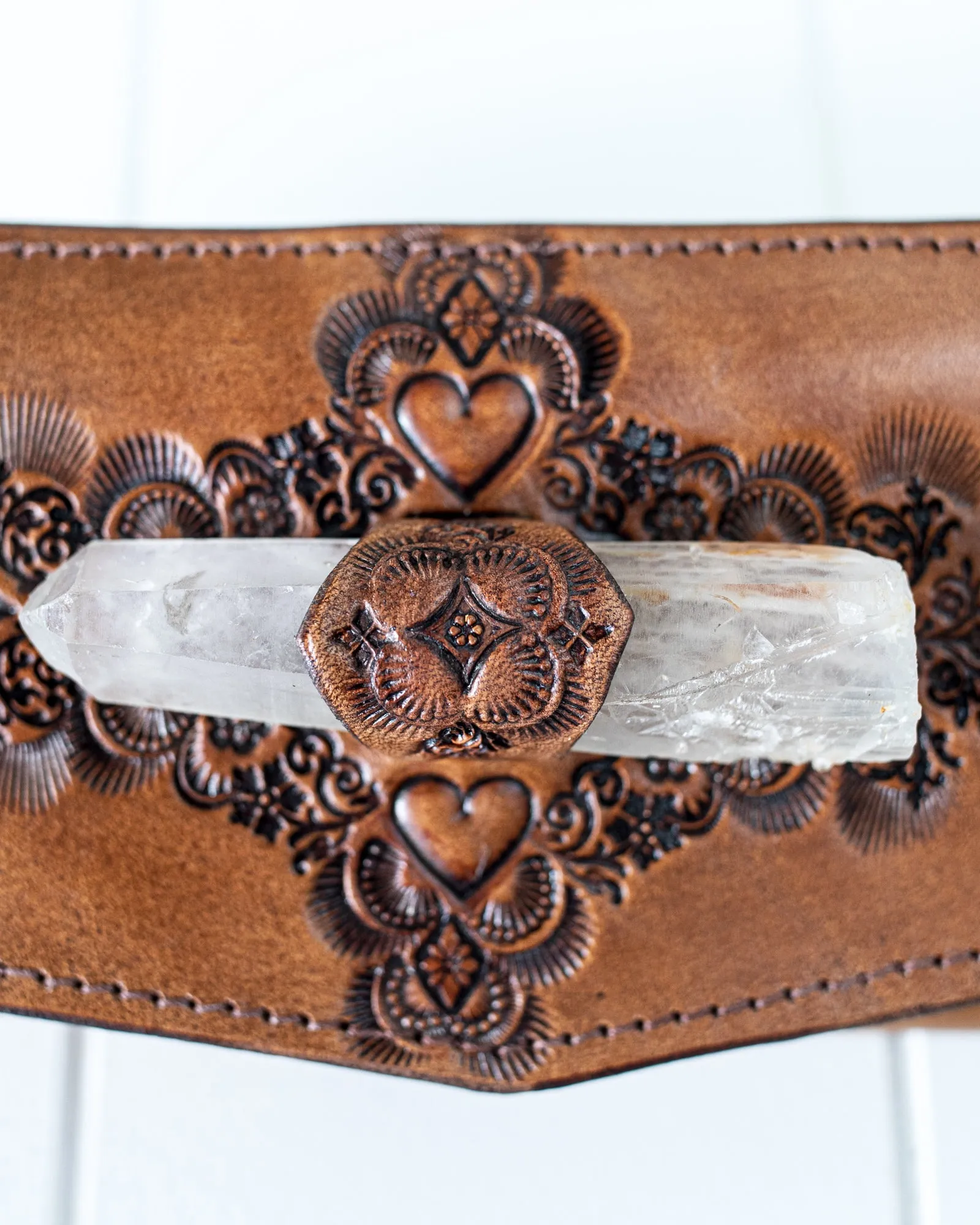 Priestess Wallet with Quartz Crystal