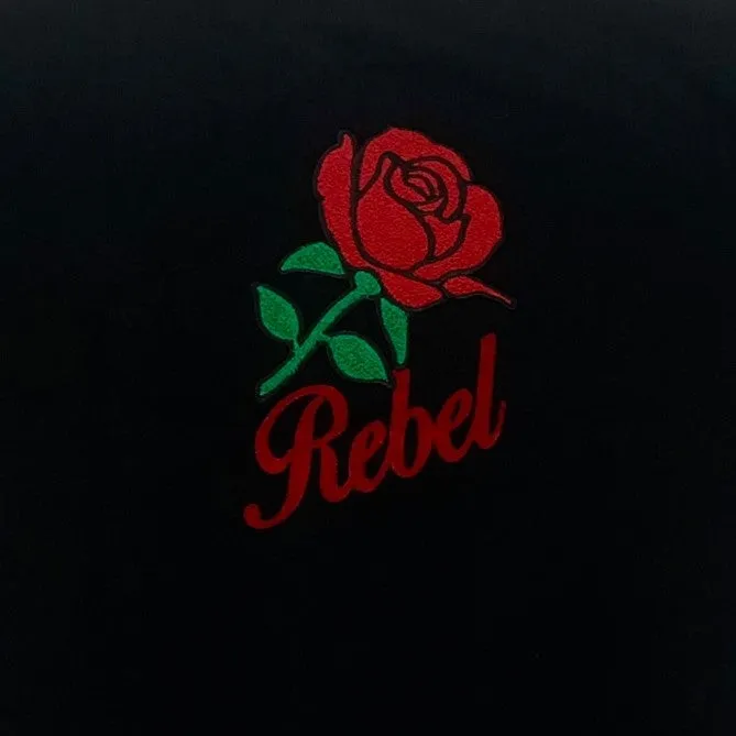 REBEL MINDS Rebel Rose Graphic T-Shirt