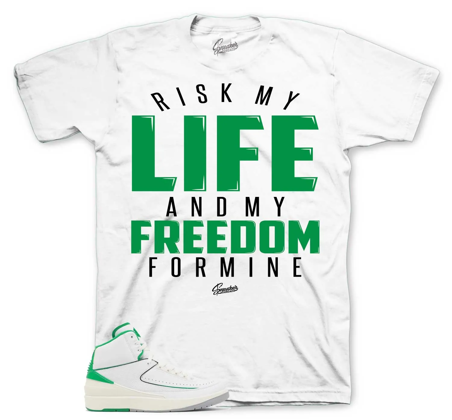 Retro 2 Lucky Green My Life Shirt