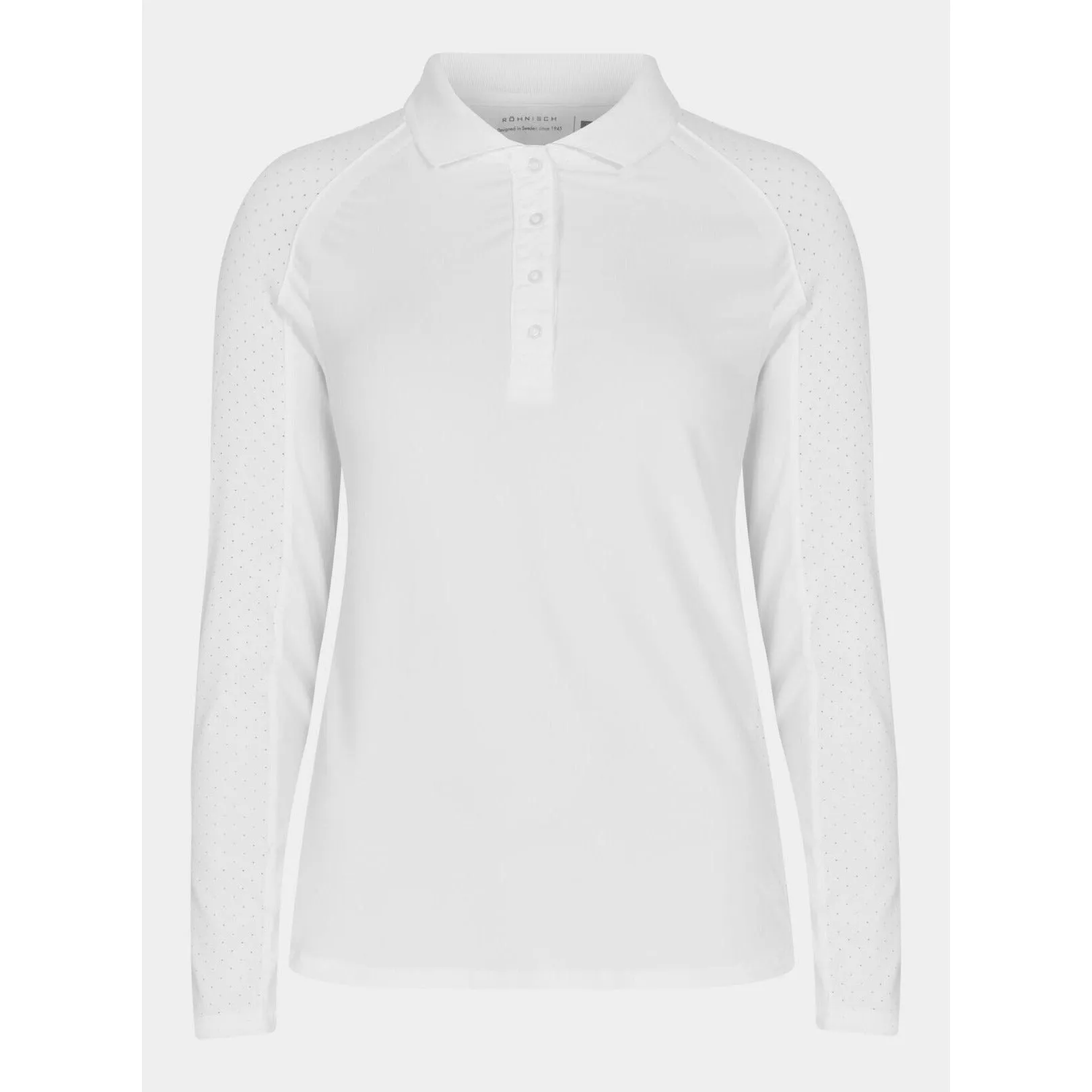 Rohnisch polo rumi long Sleeve White