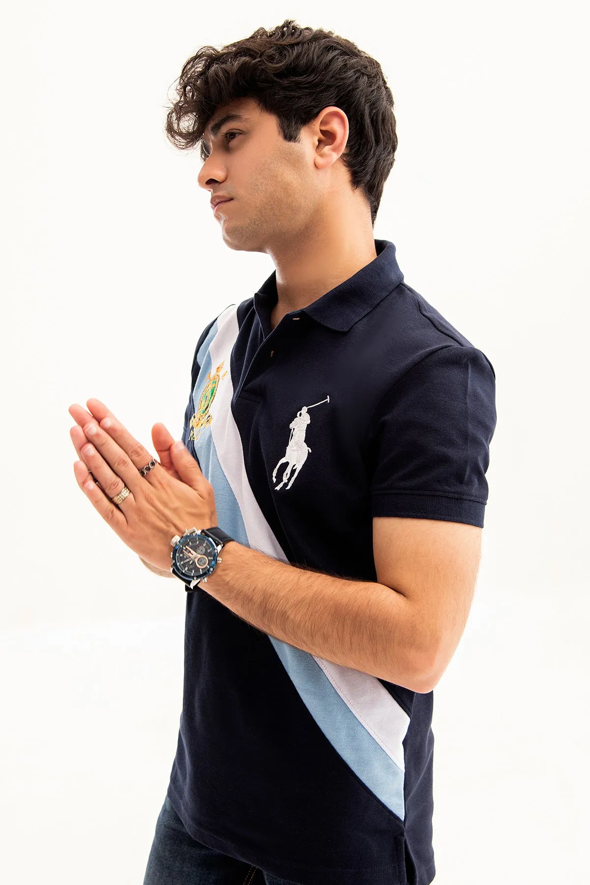 Royal Panelling Polo Shirt