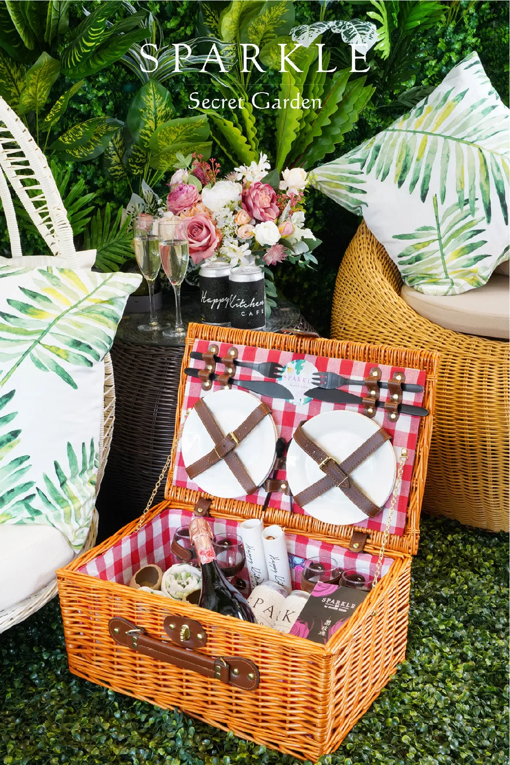 Secret Garden Picnic Set – Sofa (per person)