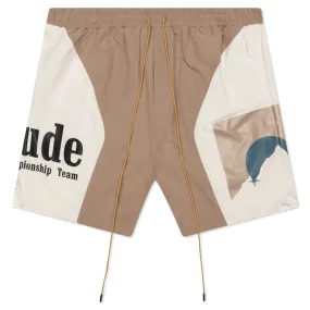 Senna Flight Short - Tan/Cream