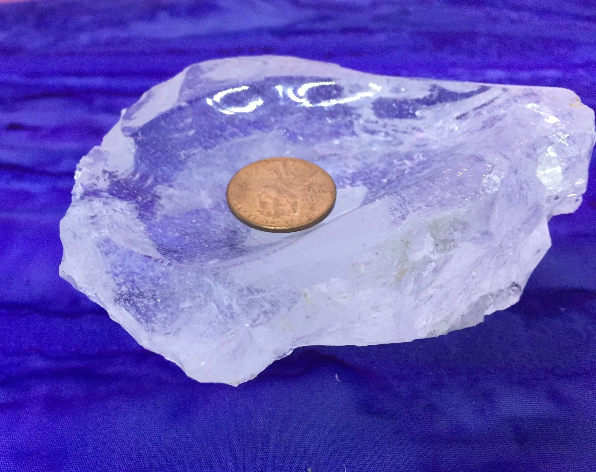 Shimmering Ice Quartz Bowl