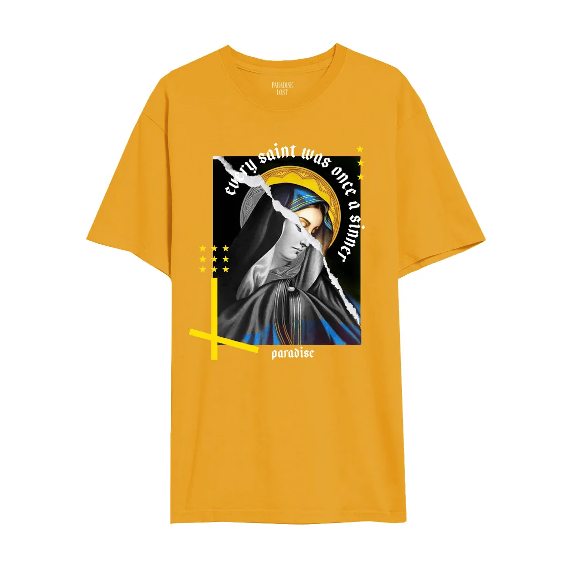 SORROWS TEE MUSTARD