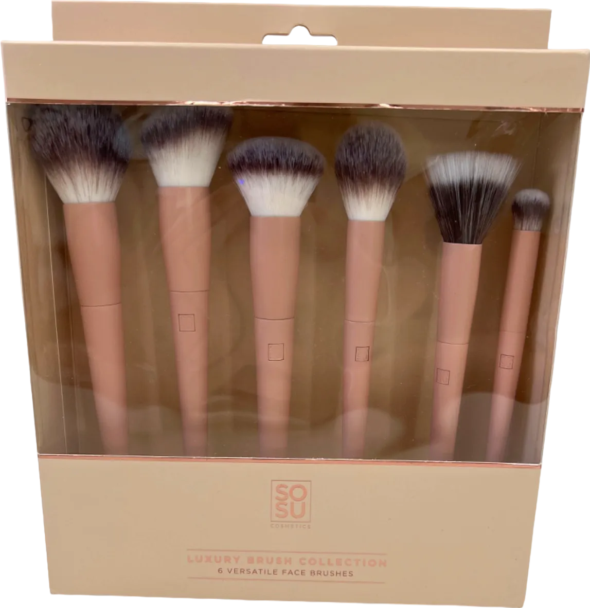 SOSU Cosmetics Luxury Brush Collection 6 Versatile Face Brushes