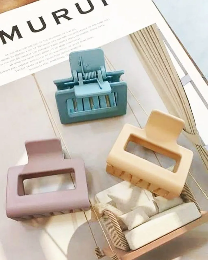 Square Claw Hair Clip (7 Colors)