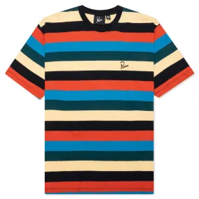 Stacked Pets on Stripes T-Shirt - Multi