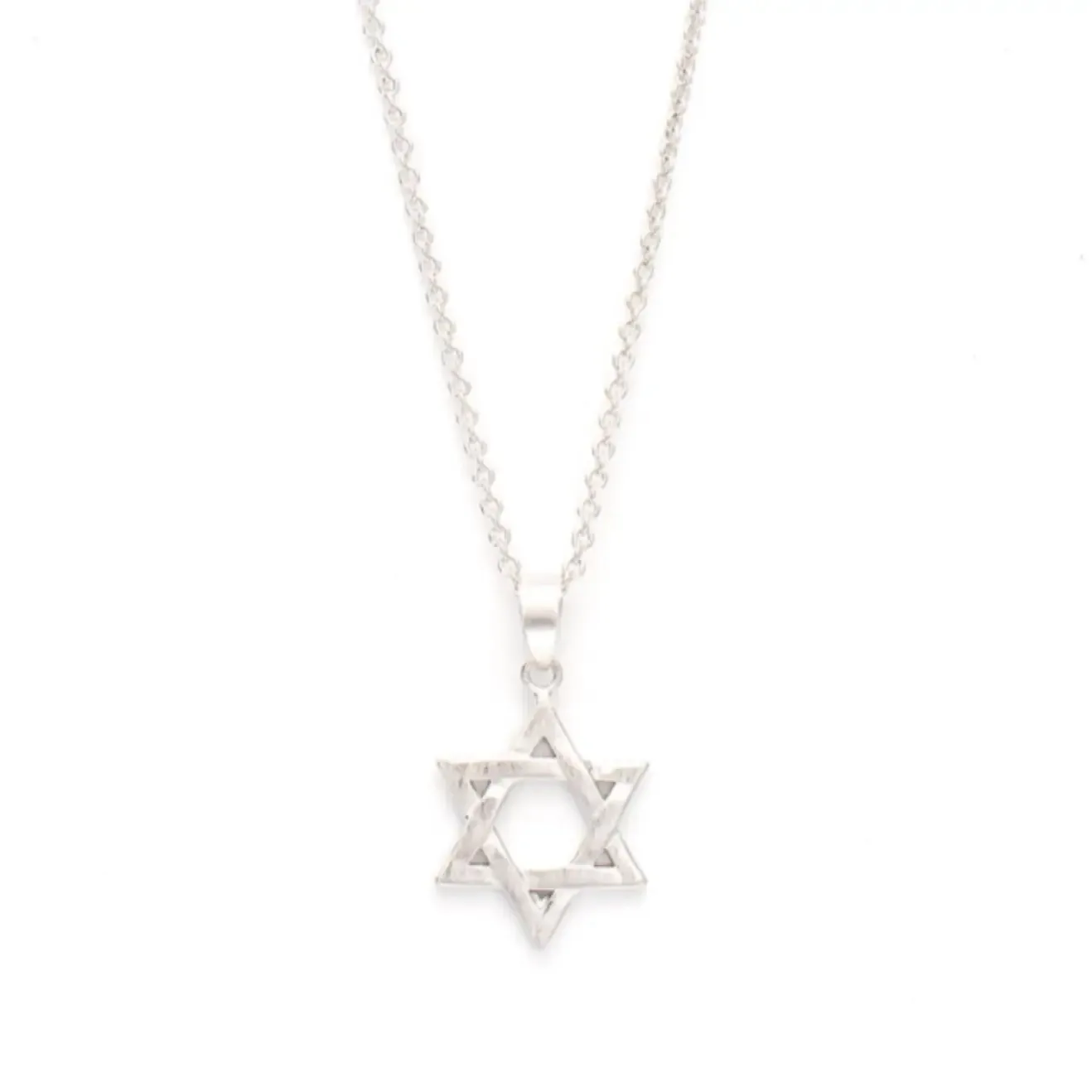 Star of David Silver Necklace