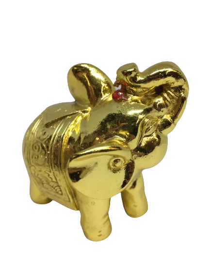 Stunning Lucky Feng Shui Golden Elephant