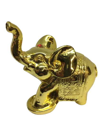 Stunning Lucky Feng Shui Golden Elephant