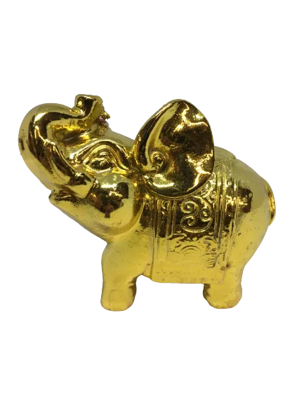 Stunning Lucky Feng Shui Golden Elephant