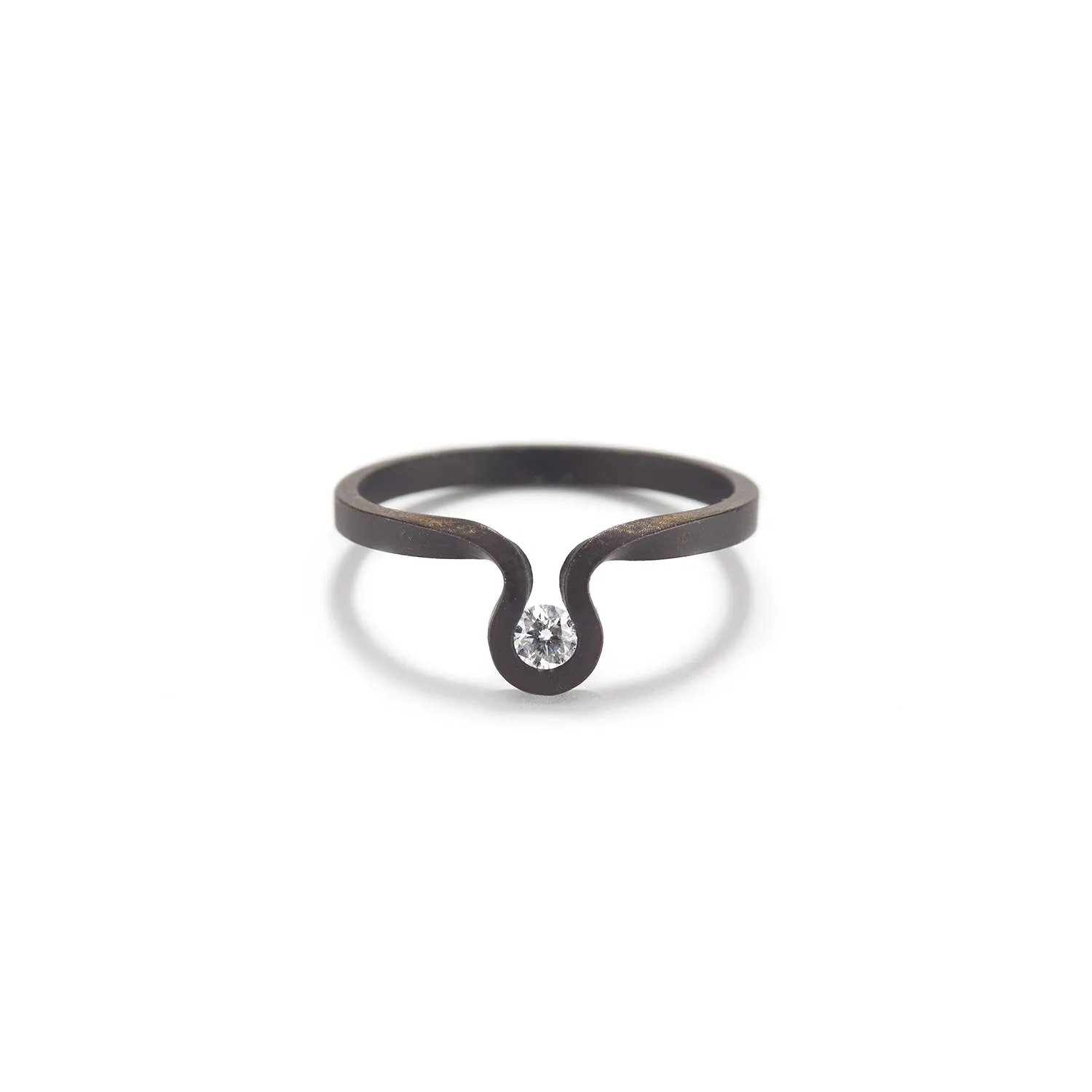 Swing Ring with Diamond~1.8mm