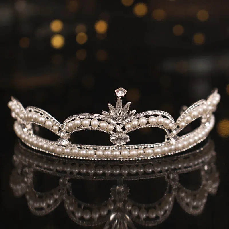 The Aija Crystal and Pearl Tiara