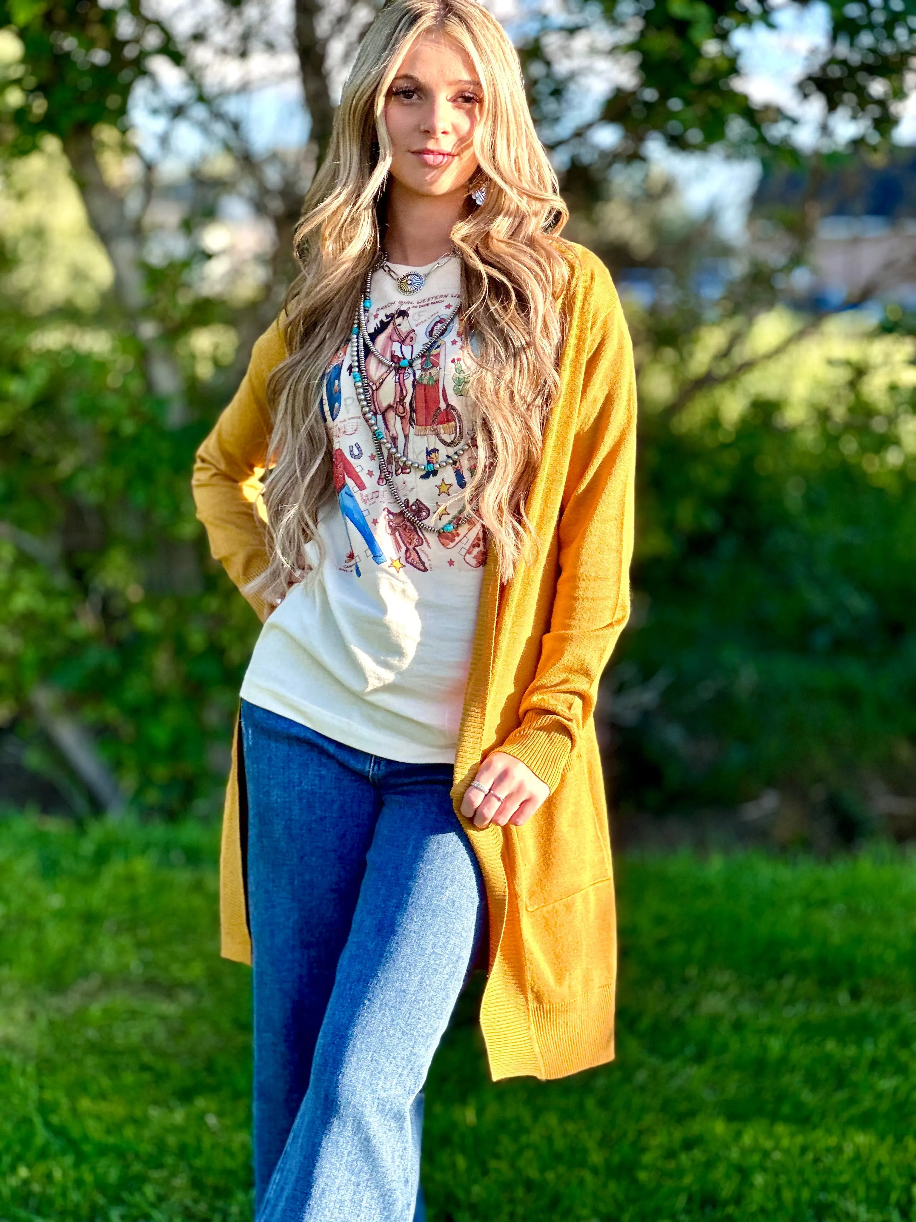 The Autumn Mustard Cardigan