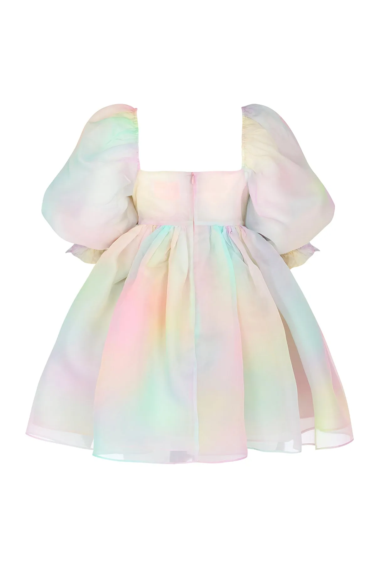 The Rainbow Puff Dress