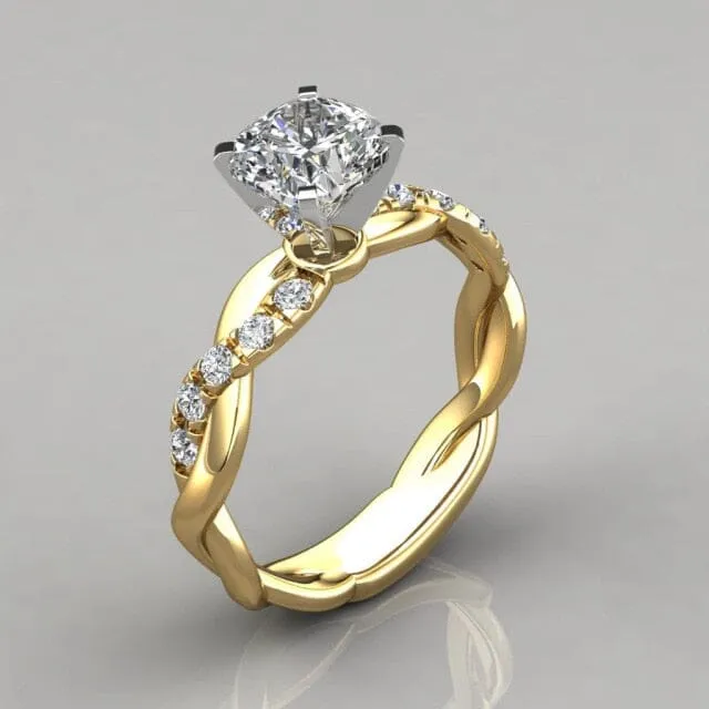 Timeless Diamond Ring - 14K Gold