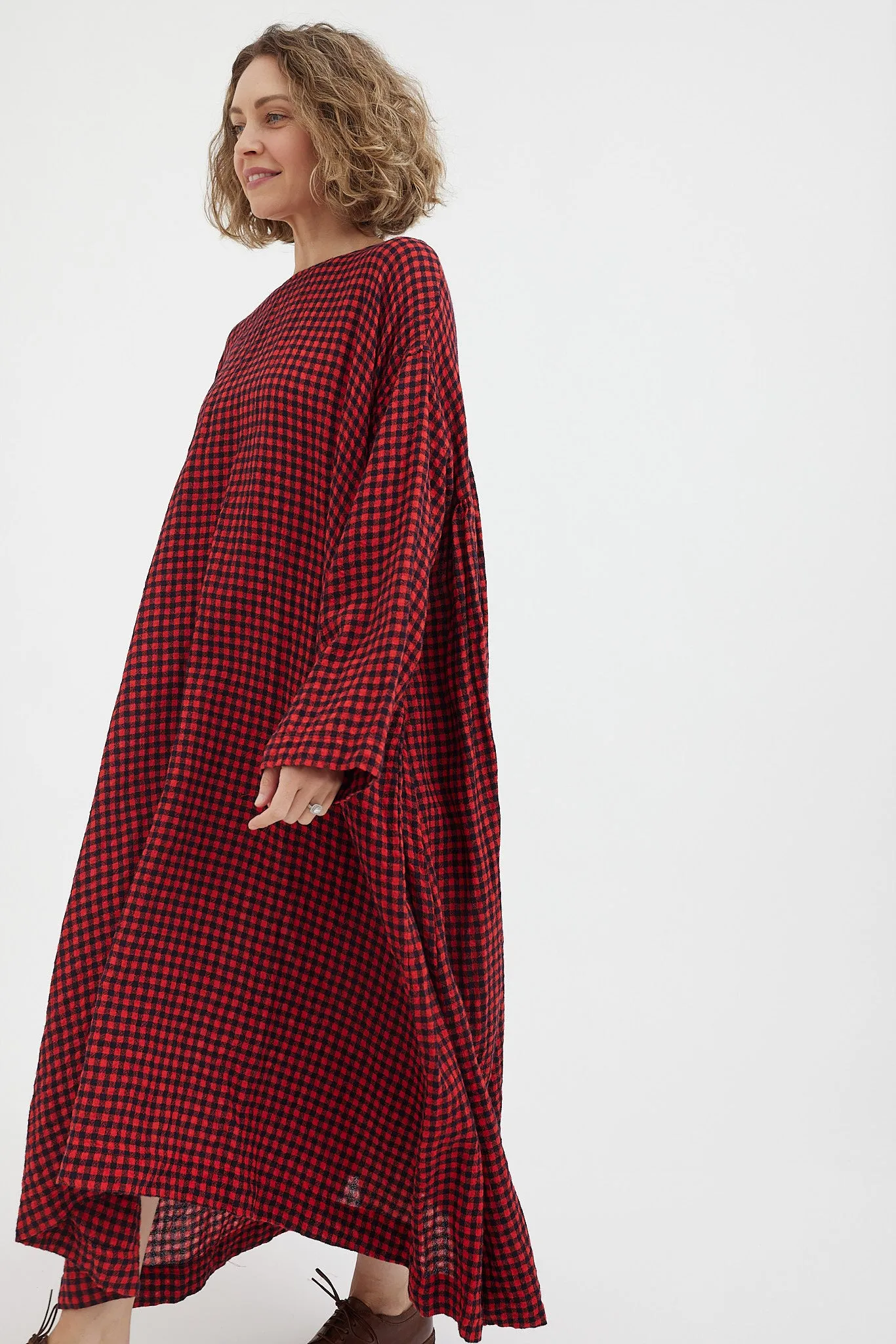 Veritecoeur - L/W Check Dress - VC-2542