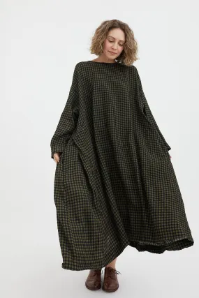 Veritecoeur - L/W Check Dress - VC-2542