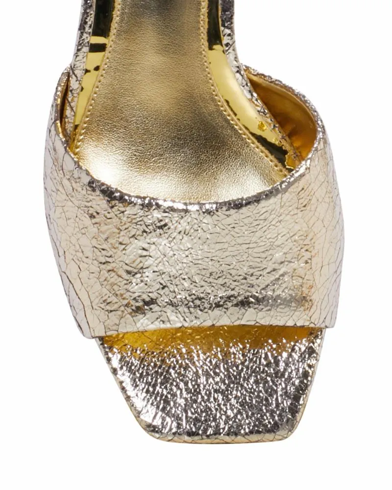 Vince Camuto FAIZA GOLD/CRACKLED TEXTURE MET