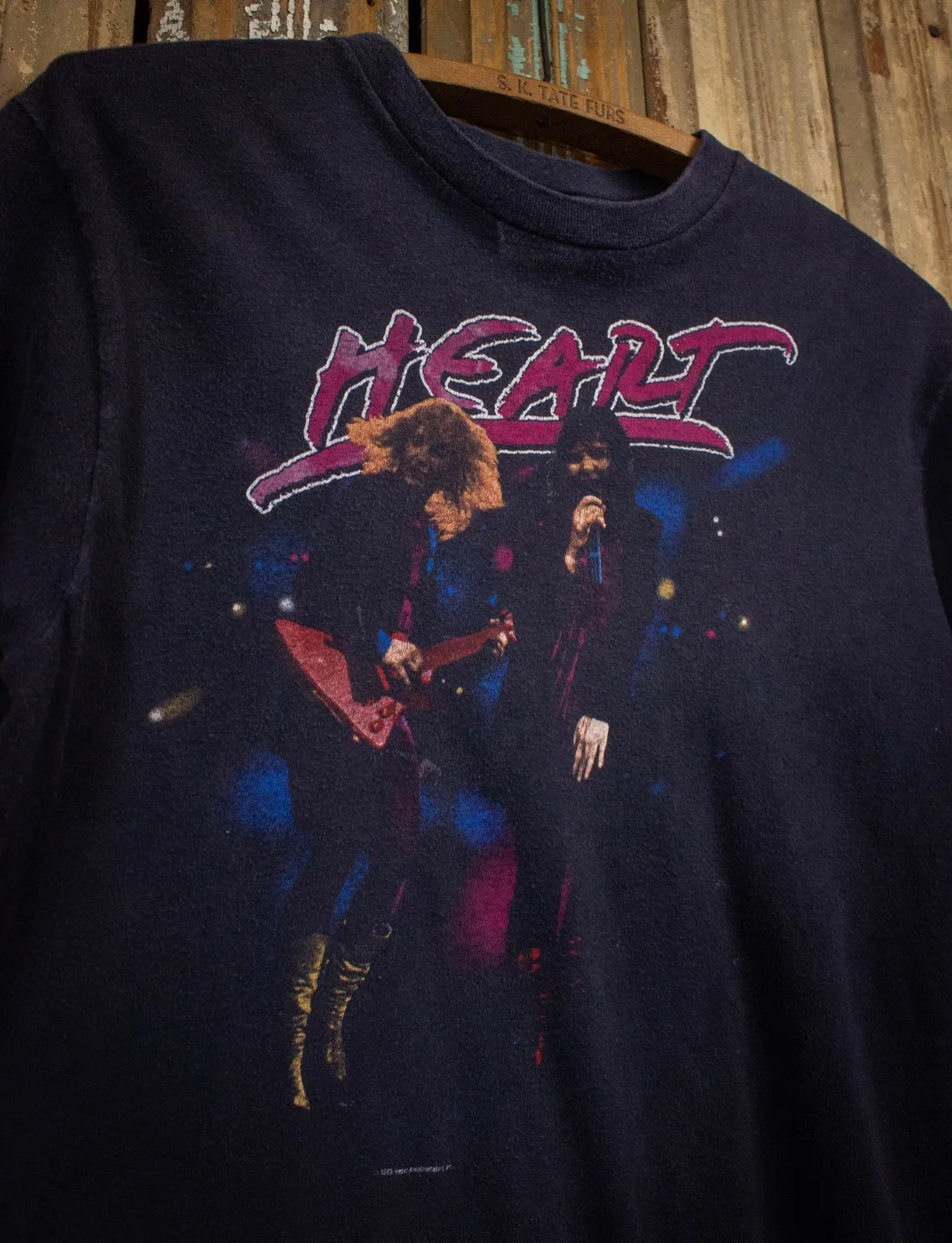 Vintage Heart 1984 Passion Works Tour T Shirt Black Large