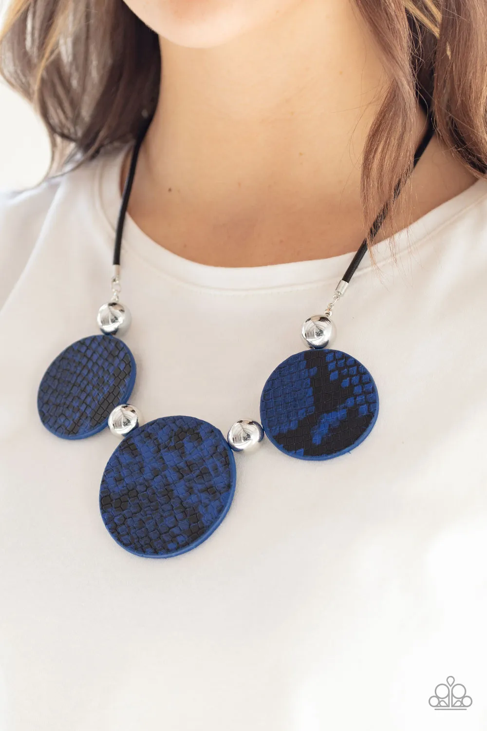 Viper Pit - Blue Paparazzi Necklace