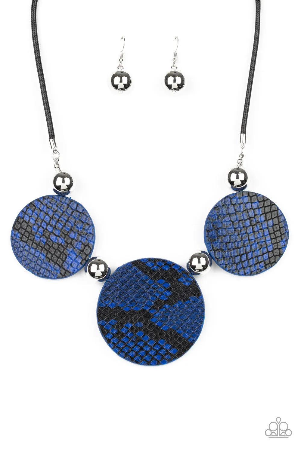 Viper Pit - Blue Paparazzi Necklace